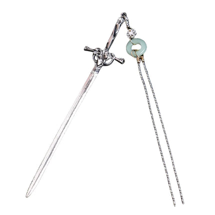 2023 New Vintage Chinese Women's Hair Stick Metal Glaze Flowers Hair Chopsticks Ladies Pearl Jewelry Hair Sticks Accessories