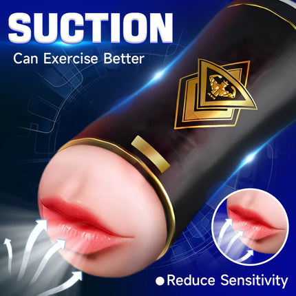 Automatic Male Sucking Mastubator Vibration Blowjob Machine Masturbation Cup Sex Toys Adult Goods for Men Masturbate Supplies
