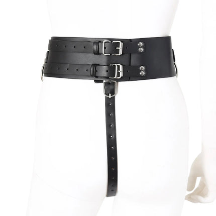 Leather Strap on Bdsm Bondage AV Vibrator Magic Wand Holder Belt Attachment Accessory fits Hitachi