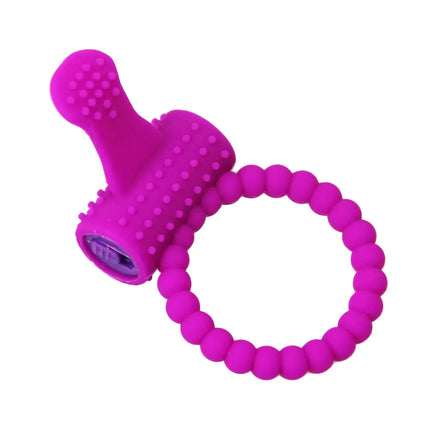 Super-stretchy Vibrating Cock Ring Rabbit Ears Stimulator Delay Erection Penis Ring Mutual Couple Sex Toy Waterproof Silicone