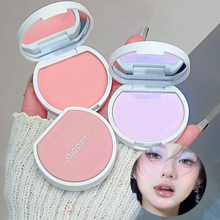 Monochrome Soft Mist Blush Highlights Cream Tangerine Peach Natural Apricot Nude Pink Cheek Purple-Blue Matte Brighten Makeup
