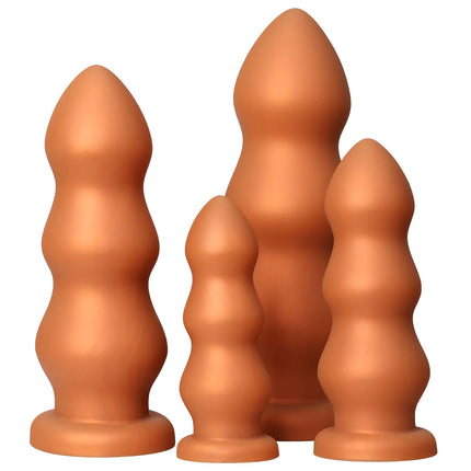 4 Size Big huge anal beads butt plug smooth soft silicone dilatador anal dildo penetration anal toys buttplug Prostate Massage