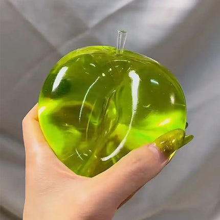 Powder apple green apple squeeze toy slow rebound stress relief toy maltose apple squeeze, relieves pressure and anxiety