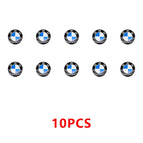 10Pcs Blue White / 14mm