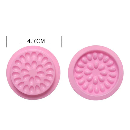 20/100pcs Eyelash Glue Stand Holder Eyelash Extension Supplies Adhesive Pallet Plastic Gasket Eye Lashes Glue Pads Makeup Tool