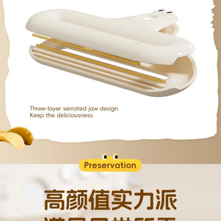 Caterpillar sealing clip moisture-proof snack clip kitchen sealing fixing clip multifunctional household clip fresh-keeping seal