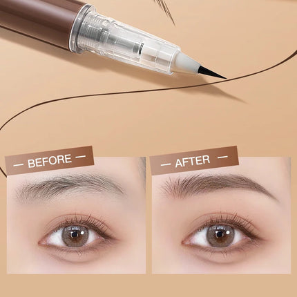 Life Girls Liquid Eyebrow Pen 0.01mm Ultra-Fine Smooth Waterproof Easy Application Natural 3D Eyebrows Makeup