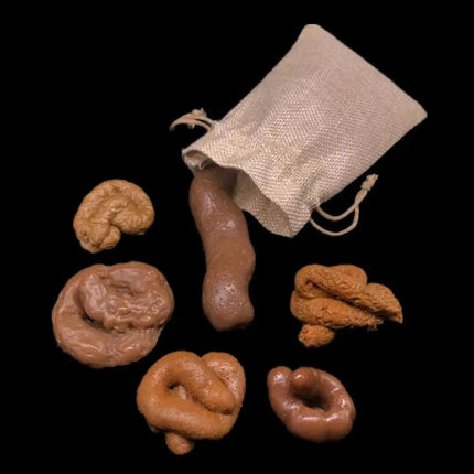 6Pcs/set Realistic Shit Turd Mischief Toys Simulation Plastic Piece of Shit Classic Shit Human Poop Coffee Fake Poop Prank