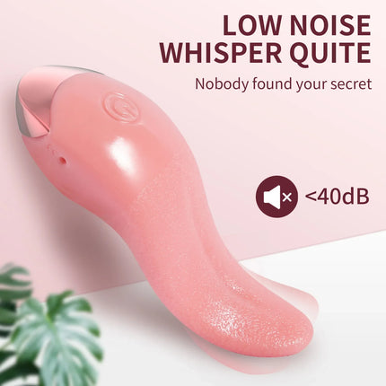 10 Frequency Heating Tongue Licking Vibrator For Women Mini G Spot Clitoris Vagina Nipple Masturbation Vibrator Adults Sex Toys