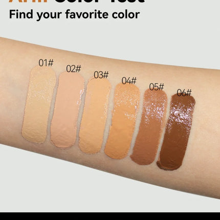 Matte Liquid Foundation Oil Control Pre-makeup Concealer Bb Cream Natural Long-lasting Face Base Foundation Professional Makeup