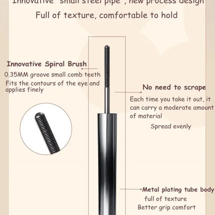 Judydoll Lashes Mascara Waterproof Silk Fiber Mascara Black Long Curling Eyelash Extensions Sexy Eyes Makeup Cosmetics