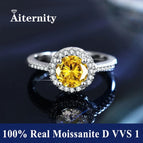 1.0ct with box / YB-Yellow Moissanite