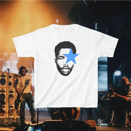 Rapper Frank Retro Graphic Cotton T-Shirt Women's Hip Hop Ocean Album Clothing Men's T-Shirts Y2K Unisex Blond Fashion Summer