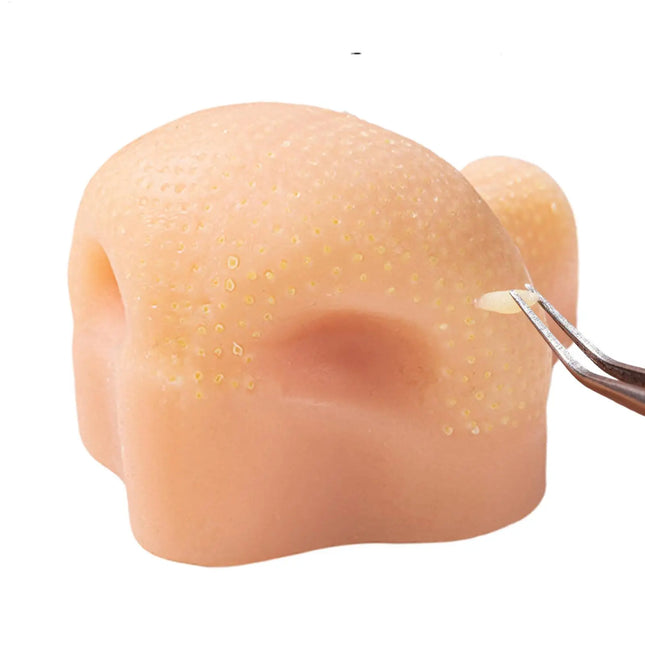 Pimple Toy Silicone Satisfying Pimple Pop Toy Reusable Stress Reliever Nose Game for Kids Boy Girls Adults Classroom Desk