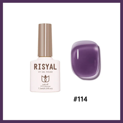 Jelly Transparent Ice Through Gel Nail Polish Pink Skin Color Semi Permanent Manicure Top Coat Soak Off UV Gel Varnish Nail Art