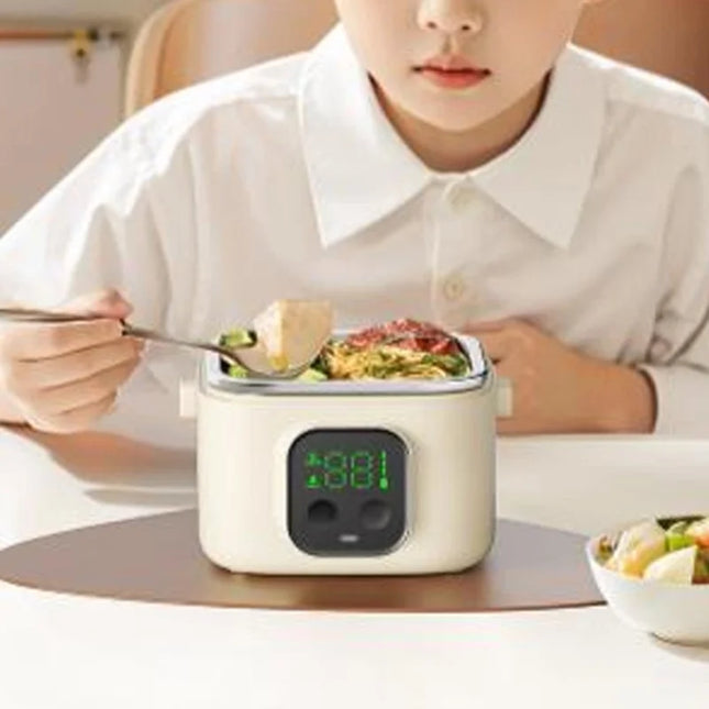 Wireless Electric Lunch Box 30W 304 Stainless Steel USB Fast Heating Insulated Food Box Portable Lunch Warmer For Home Office