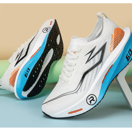 Sports Running Shoes Marathon Men Carbon Board Breathable Lightweight Women Comfortable Athletic Casual Sneakers Outdoor New