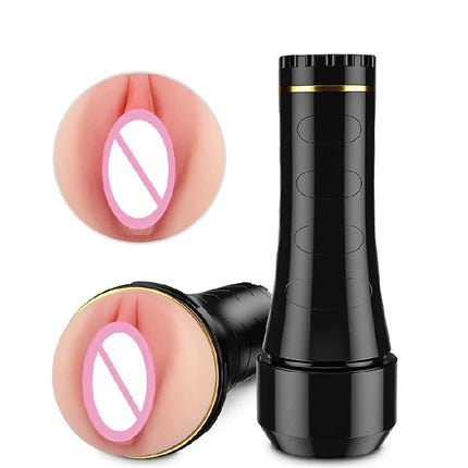 Flesh and LIght Male Masturbators Cup Realistic Silicone Artificial Vagina Pocket Pussy Male Masturbation Sex Toy For Men