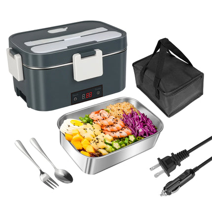 Electric Lunch Box Food Warmer 1.8L Camping Bento Picnic Portable Food Warmer Car/Truck/Home Car Electric Lunch Box