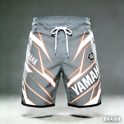 2026 Summer New Yamaha Classic Collection Fashion Sports Outdoor Fitness Shorts  Men Women Large Casual Motorcycle Riding Shorts