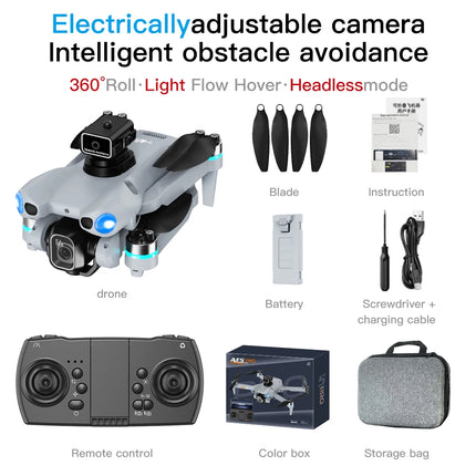 2026 AE5 Max Drone 8K HD Quadcopter with 4.5' Screen Control 20 Min Battery Headless Mode 360° Flip Mini Helicopter Toy for Kids