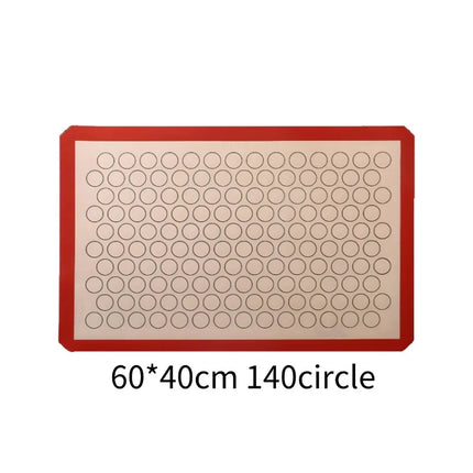 Macaron Silicone Baking Non Stick Mat Cookie Pad Rolling Dough Mats Baking Gadget for Oven Sheet Cake Bakeware Kitchen Tools