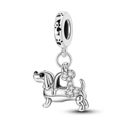 Animal Series 925 Sterling Silver Horse Squirrel Elephant Llama Snake Fox Charm fit Bangle Bracelet Original Silver Jewelry