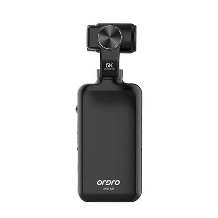 ORDRO M5 5K Vlogging Camera with 3-Axis Gimbal Stabilizer, 56MP Camcorder, IR Night Vision, 3.5" Touch Screen Video Camera