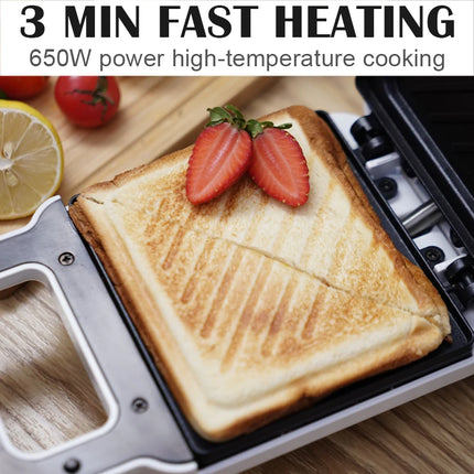 Sandwich machine breakfast machine household light food machine frying machine multi-function heating toast pressure toaster