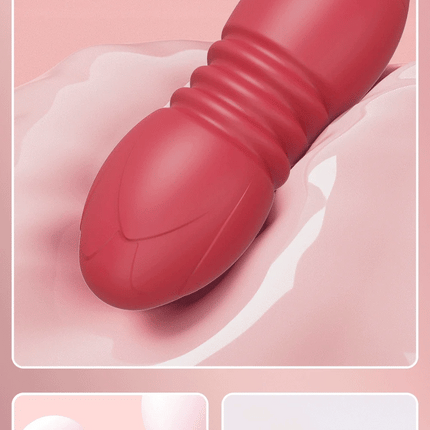 Rose-Sucking Vibrator for Women Thrusting Dildo Nipple Vacuum Sucker Clitoris Stimulator Female Vibrating Egg Adult Sex Toys