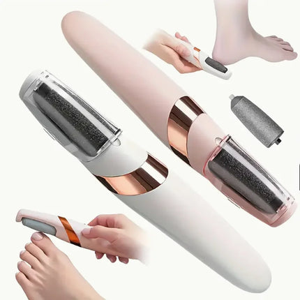2-in-1 Upgraded Electric Foot File, Automatic Home Foot Grinder for Removing Dead Skin, Removing Calluses