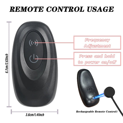 Remote Control Vibrating Cock Ring Ejaculation Delay Penis Ring with Tongue Licking Clit Stimulator Adult Sex Toy for Couples