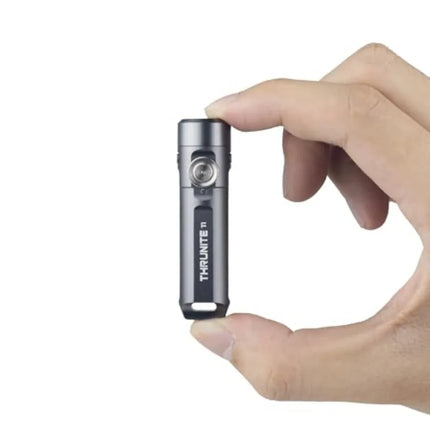 Ti Keychain Flashlight, USB-C Rechargeable Mini Flashlight, 650 Lumens with Magnetic Tailcap, IPX-6 Waterproof EDC Pocket Light