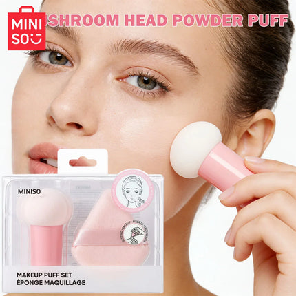 MINISO Soft Skin Friendly Easy Foundation Powder Puff Set Foundation Pad Powder Sponge Face Concealer Applicator Makeup Tool
