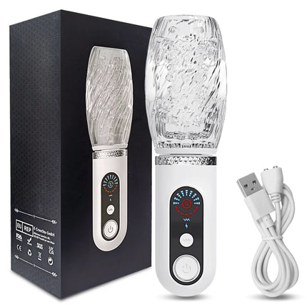 Automatic Rotating Vibrating Male Masturbator Cup Vibration Penis Pump Trainer Masturbation Cup Adult Sex Toys for Men Adults 18