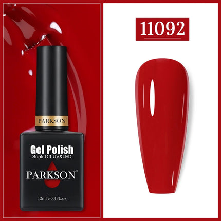 Parkson 12ML Nail Gel Polish HEMA TPO FREE Full Coverage 279 Color Gel Pigment Professional Nail Art Long Lasting Gel Varnish