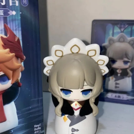 Genuine Product Genshin Impact Fools Executive Series Q Blind Box Mini Doll Collection Desktop Ornamen Christmas Birthday Gifts