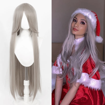 Long Straight Cosplay Wig 100CM Multiple Colors Pink Blonde Black Anime Costume Wig Universal Synthetic Cos Wig Daily Party Wig