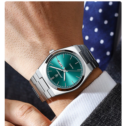 POEDAGAR Exquisite Business Men's Watch Stainless Steel Waterproof Luminous Man Wristwatch Date Week Classic Men's Quartz Watches