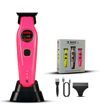 DKBAG Outer Rotor Brushless Motor Professional Men's Fade Clipper Set Barber DLC Blade Base Charger Hair Trimmer