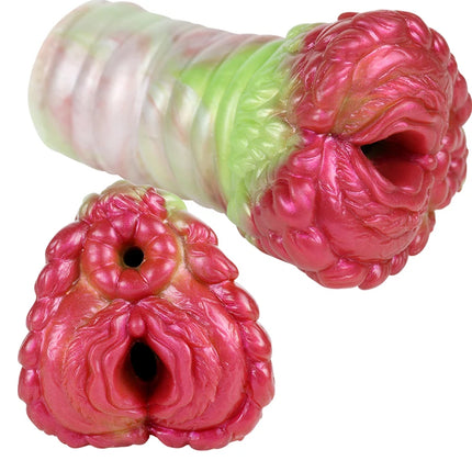 LUUK Artificial Daul Channel Silicone Male Masturbator Pocket Pussy Stroker Adult Sex Toys for Men18+ Penis Onahole Game