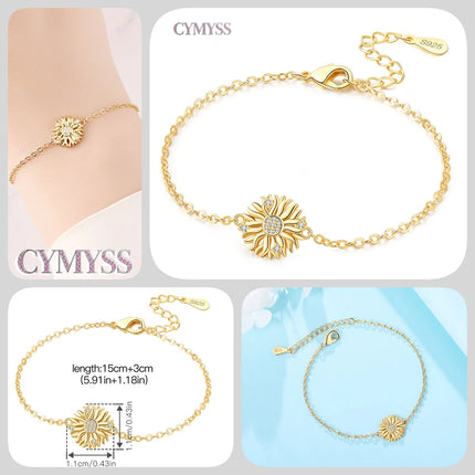 Original 925 Sterling Silver Butterfly Bracelet Zirconia Tennis Ball Women Fashion Simple Engagement Wedding Charm Jewelry Gift