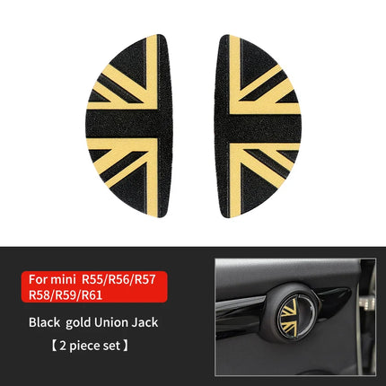 Car Door Handle Decoration Leather Sticker For Mini Cooper JCW F56 F60 F55 F54 R56 R60 R55 Countryman Car Interior Accessories