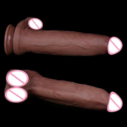 The Largest Silicone Realistic Penis Dildo Big Long Dick Strong Suction Cup Anal Plug For Woman Masturbator Vagina Sex Toys Shop