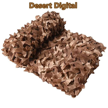 Premium Camouflage Netting for Camping Shade and Concealment Woodland Camouflage Party Decoration Halloween