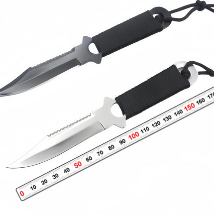 Field high hardness Multifunction knife Outdoor knife Portable small straight knife Wilderness survival EDC tool Man's gift