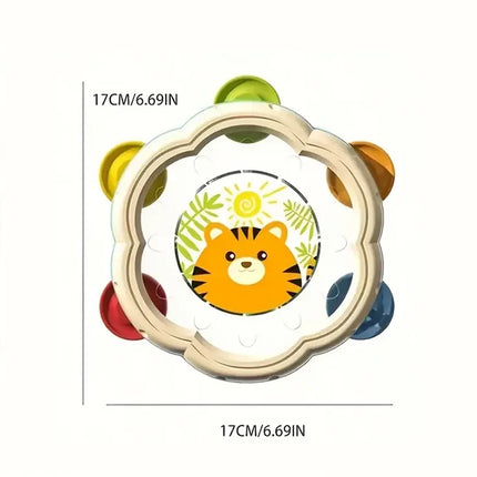 Montessori Musical Instruments Hand Drum Shaking Rattles Infant Kids Interactive Educational Toys Baby Sensory Newborn Gift