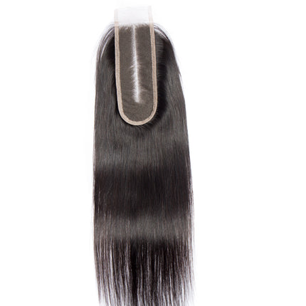 PerisModa Body Wave Lace Closure 2x6 Transparent Lace Swiss Lace Natural Color Human Hair With Pre Plucked