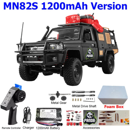 MN82 MN82PRO MN82S MN82T RC Car 1/12 4WD 2.4G Remote Control Car Climbing Off-road RC Crawler LED Light Truck RC Toys As Gift