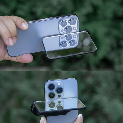 Universal Adjustable Reflection Clip Kit For Phone Android Smartphone Camera Mirror Reflection Clip Phone Selfie Reflector Tool